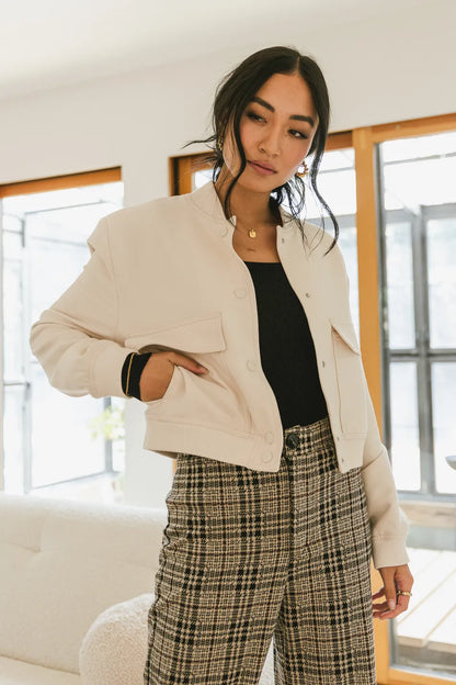 Jocelyn Jacket in Cream FINAL SALE