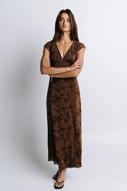 Maggie Floral Midi Dress FINAL SALE