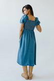 Candice Denim Midi Dress FINAL SALE
