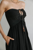 Kyra Crocheted Halter Dress FINAL SALE