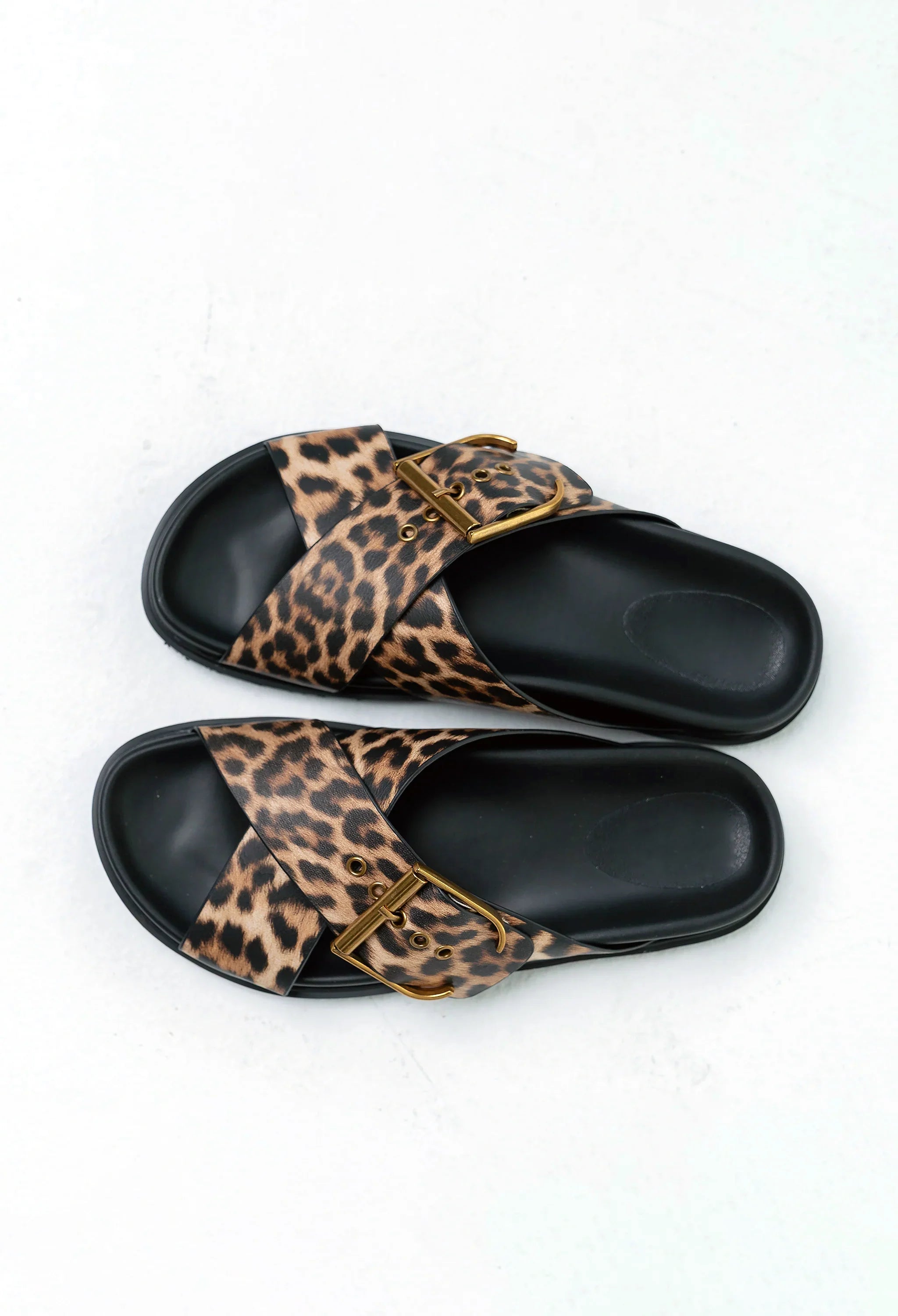 Barb Sandal in Leopard