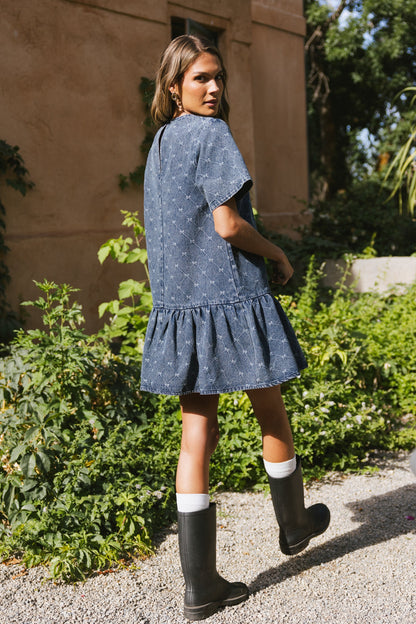 Zaida Bow Baby Doll Dress FINAL SALE