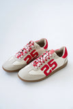 Kelly Retro Sneakers in Red White FINAL SALE