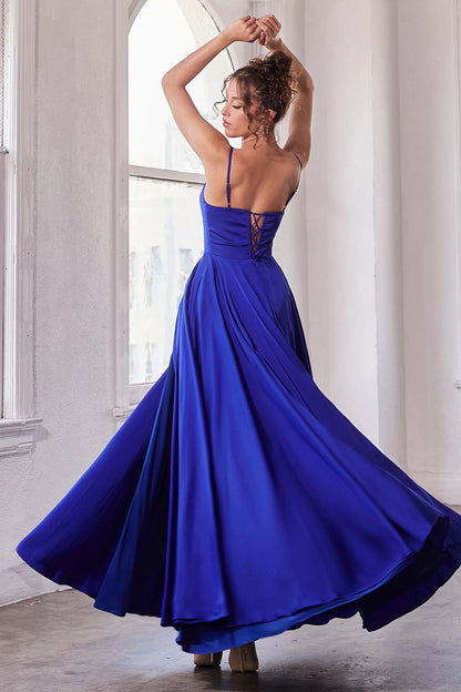 Justine Gown Satin A Line Gown