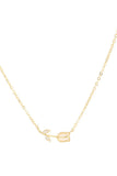 Tulip Pendant Clavicle Necklace