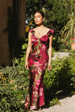 Jesse Satin Maxi Dress