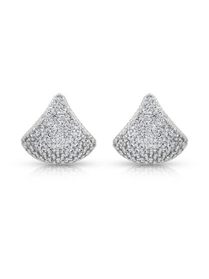 Pavé Encrusted Huggie Hoops
