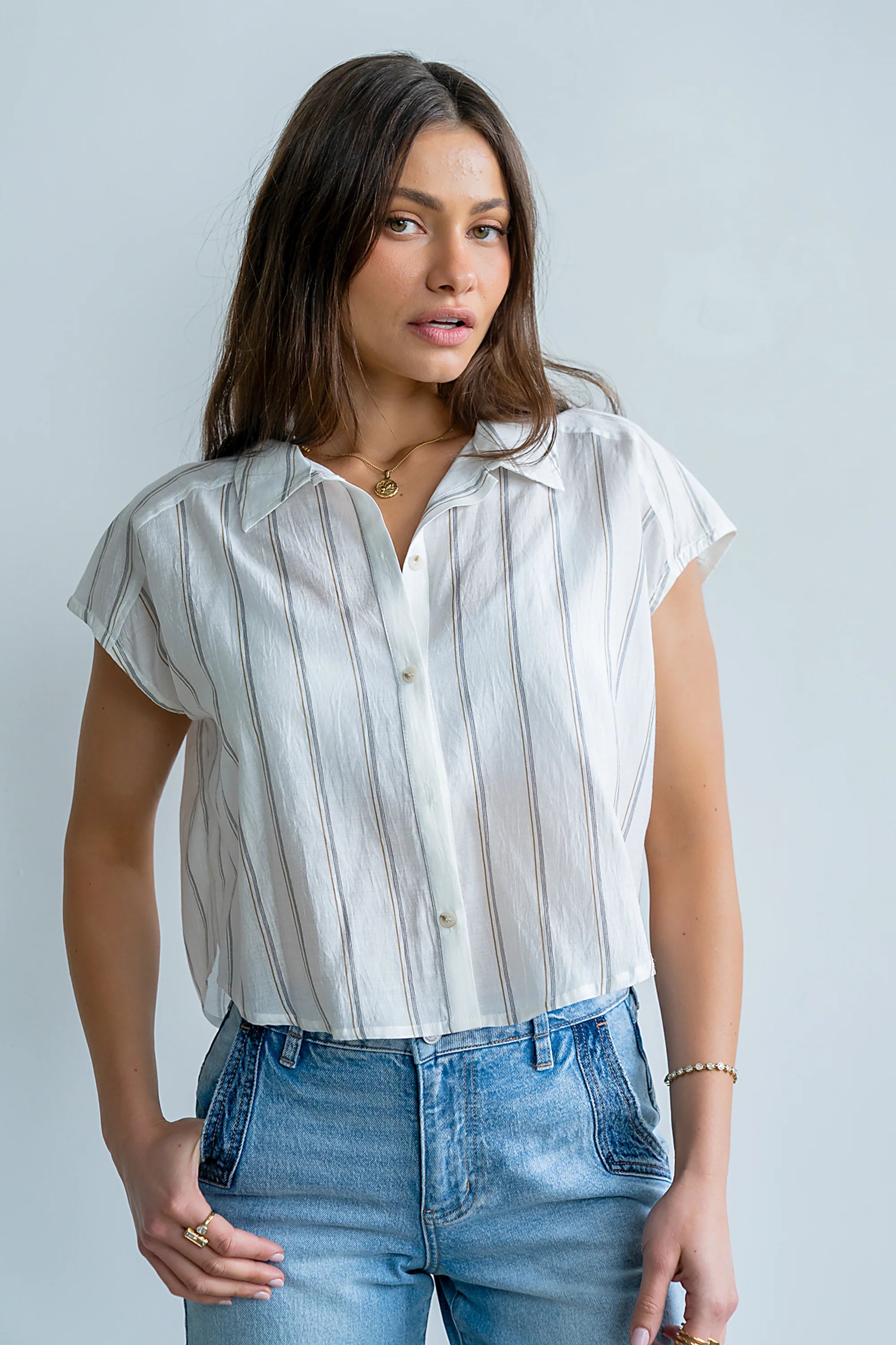 Londy Oversized Button Up