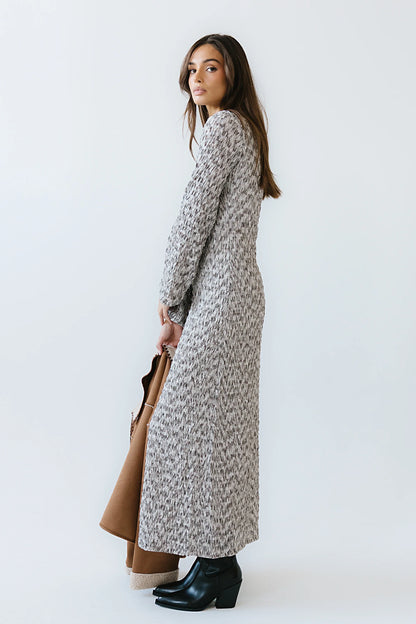 Lennon Textured Maxi Dress FINAL SALE