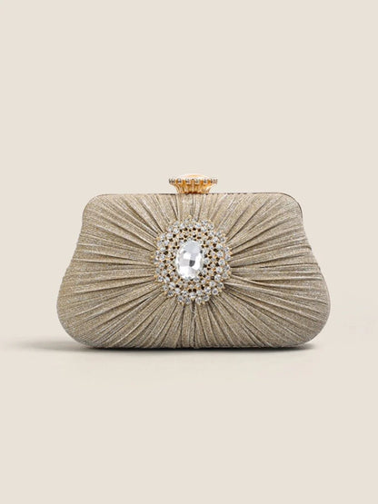 Womens Large Rhinestone Evening Clutch Bags