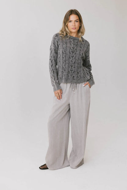 Marquette Cable Knit Sweater FINAL SALE