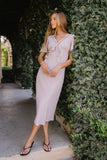Alix Polka Dot Maxi Dress