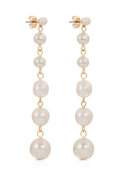 Graduating Freshwater Pearl Earrings