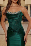 Hope Gown Emerald Scoop Neckline Dress