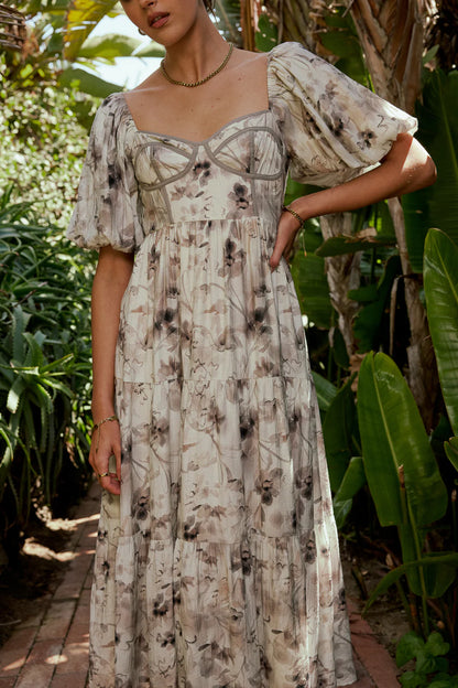 Gaudria Floral Maxi Dress FINAL SALE
