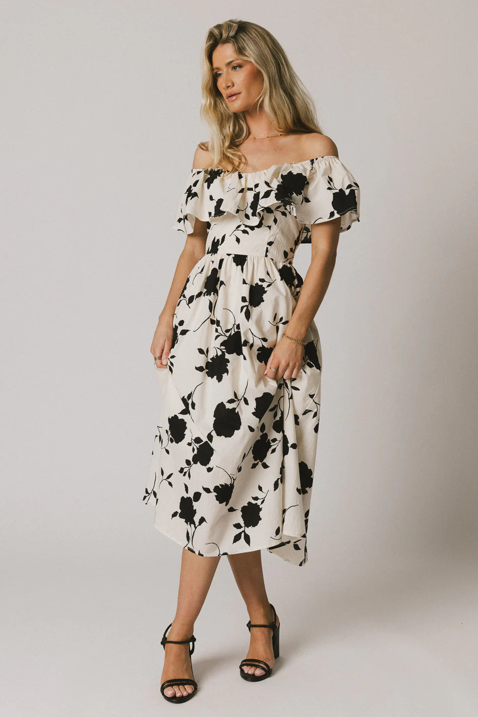Chaney Floral Midi Dress FINAL SALE