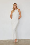 Liana Textured Bodycon Maxi Dress