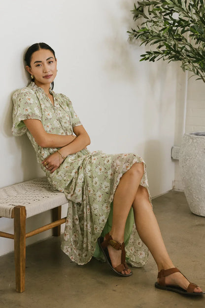 Milan Floral Maxi Dress FINAL SALE
