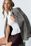 Mary Sheer Blouse in White