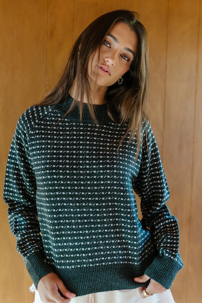 Ziggy Knit Sweater in Charcoal FINAL SALE