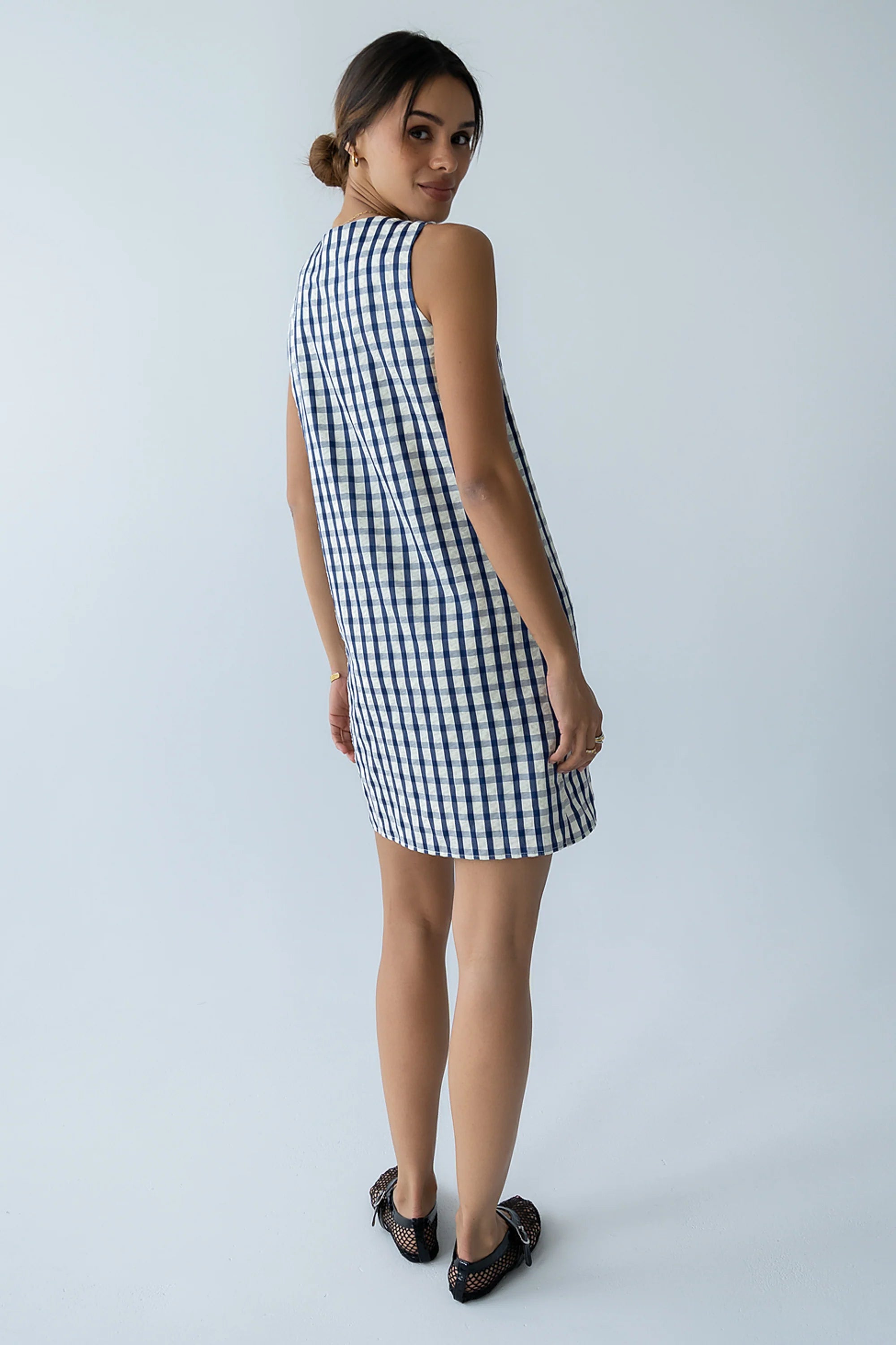 Sue Gingham Mini Dress