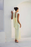 Olandria Lace Twist Maxi Dress