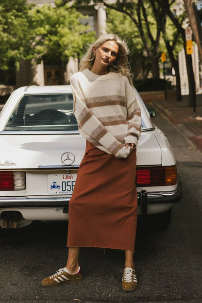 Allurah Striped Sweater FINAL SALE