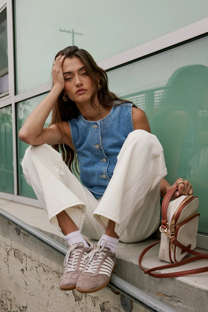 Lyra Denim Vest FINAL SALE