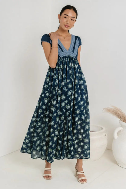 Polin Floral Midi Dress