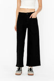 Mylah Wide Leg Jeans in Black