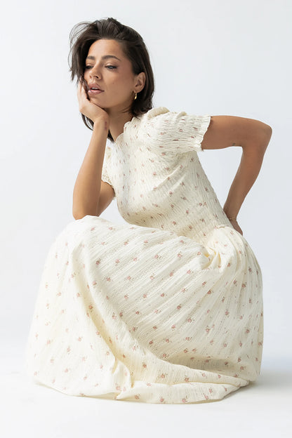 Jenny Smocked Midi Dress
