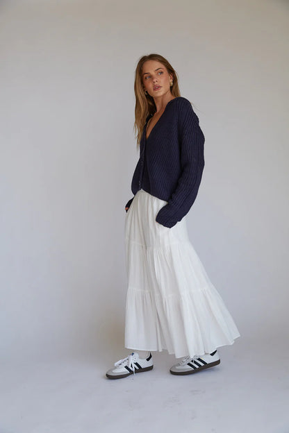 Iris Chunky Knit Button Up Cardigan