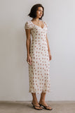 Cammie Floral Maxi Dress in Cream FINAL SALE