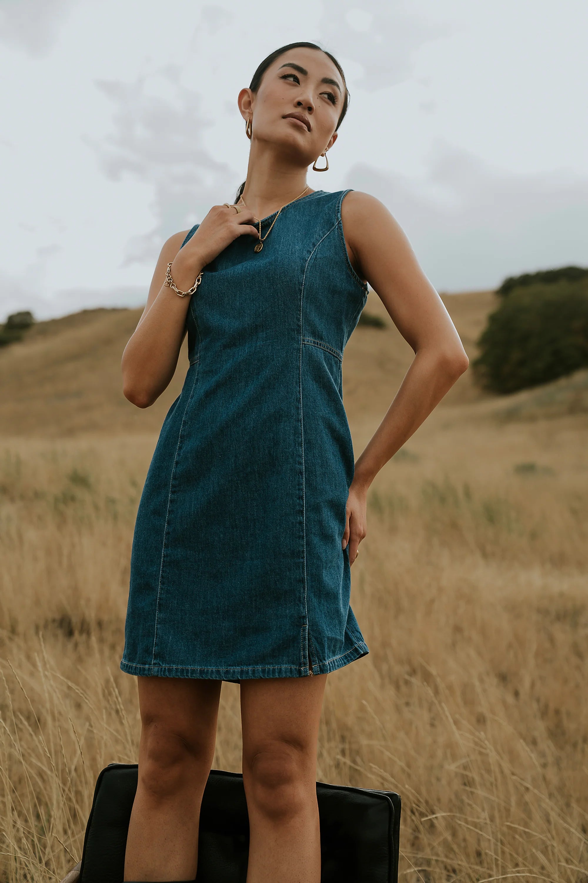 Kennedy Denim Mini Dress