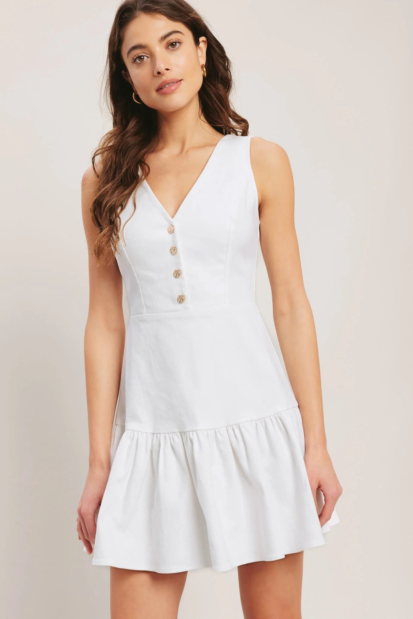 SKY GARDEN WHITE MINI DRESS