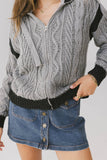 Giselle Zip Up Sweater FINAL SALE