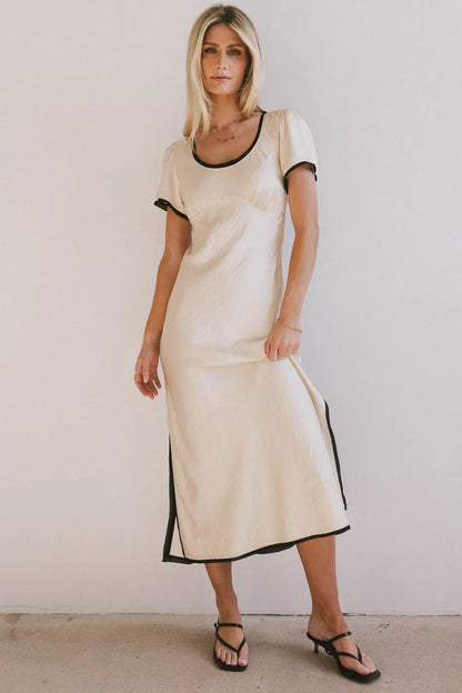 Austia Midi Dress in Ivory