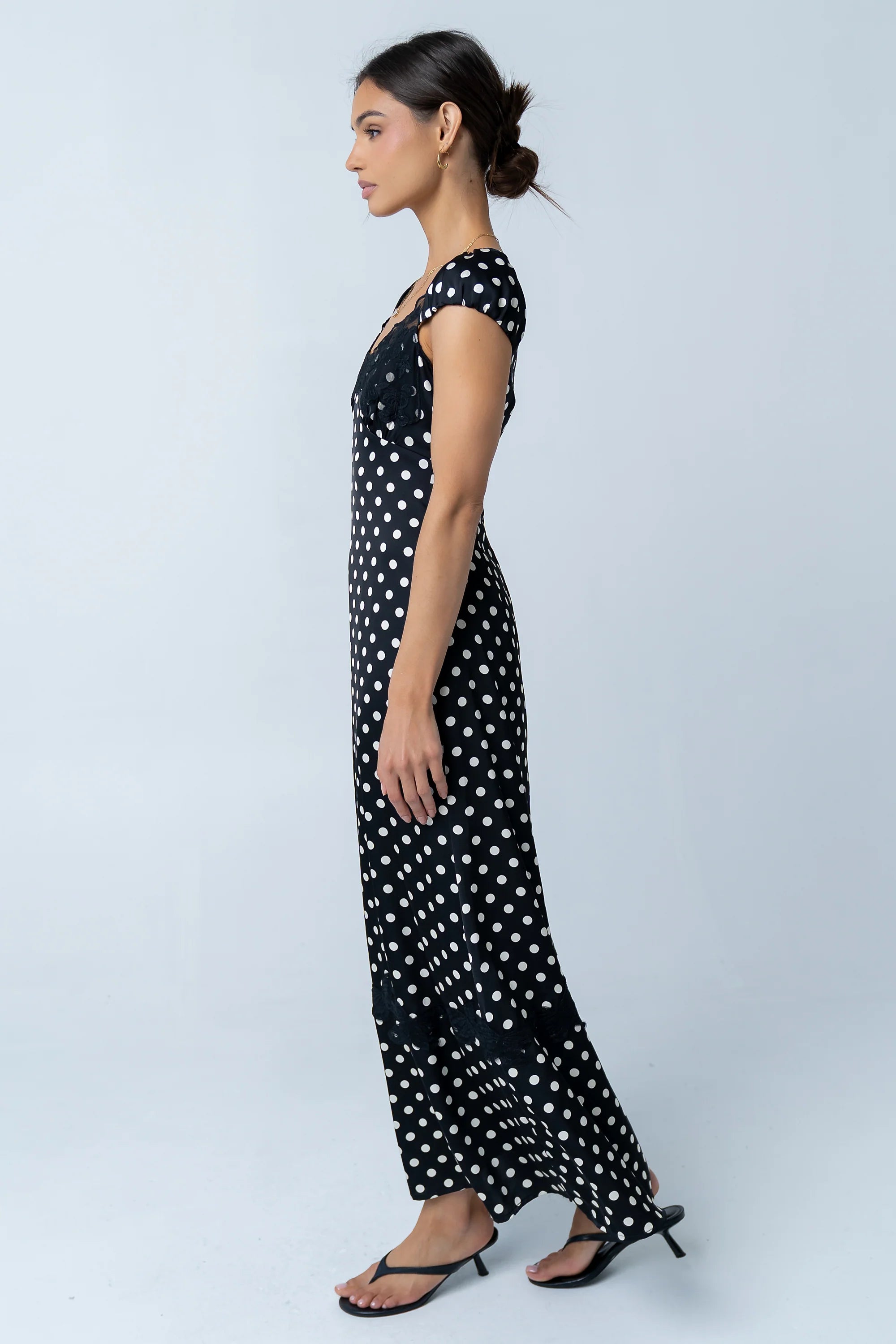 Marianna Polka Dot Maxi Dress