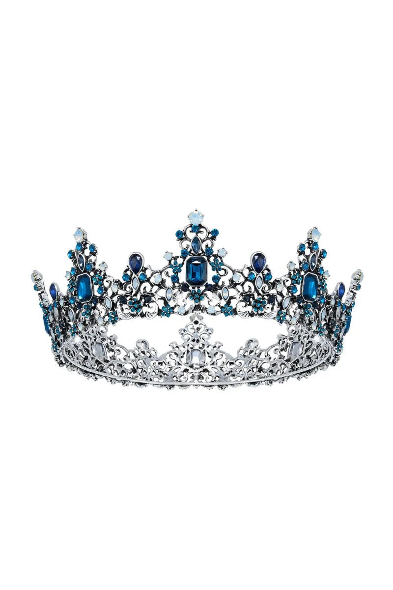 Baroque Colorful Crystal Crown