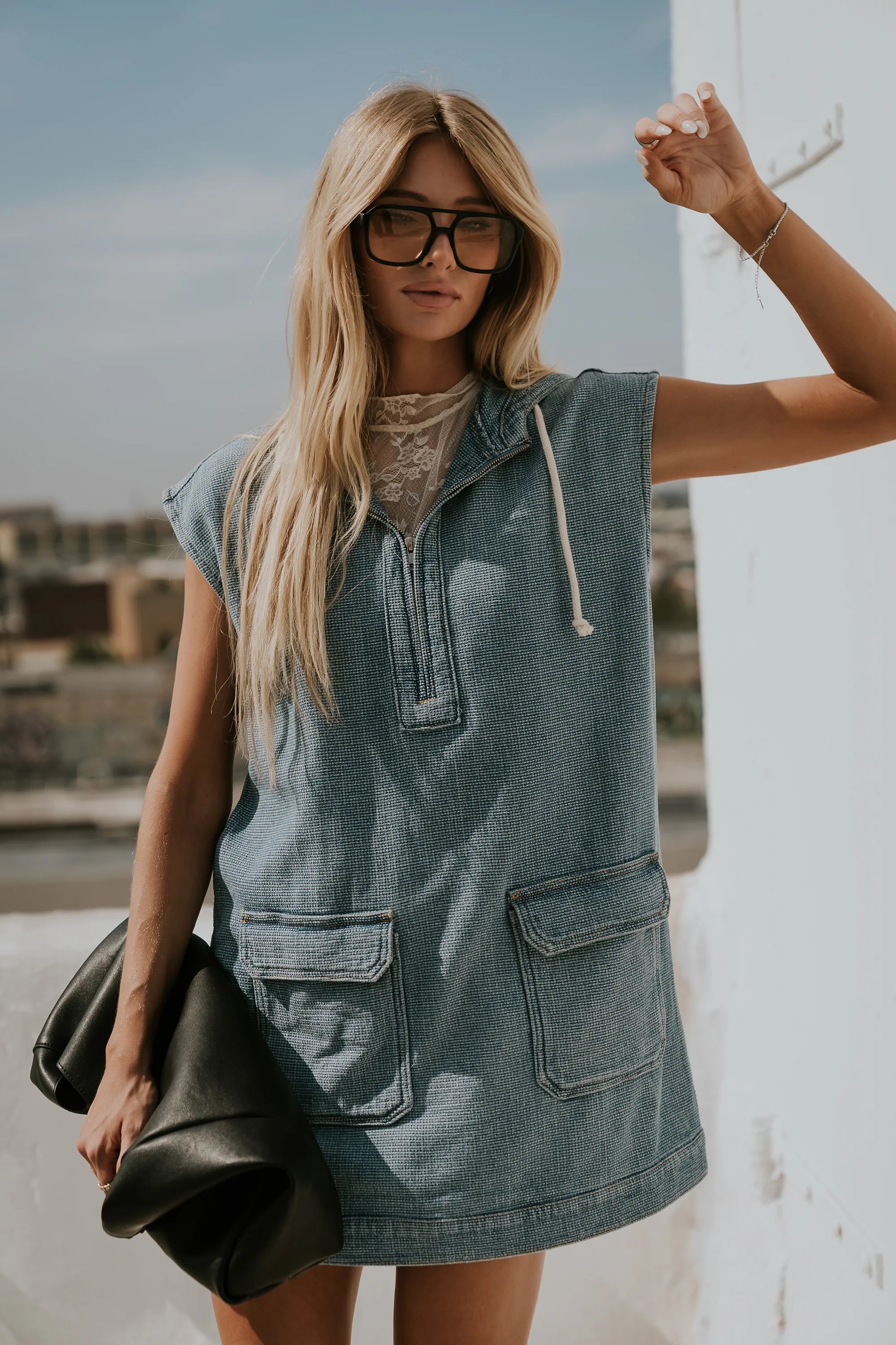 Posie Denim Mini Dress