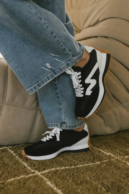 Steve Madden Campo Sneakers in Black FINAL SALE