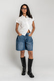 Torrey Asymmetrical Button Up