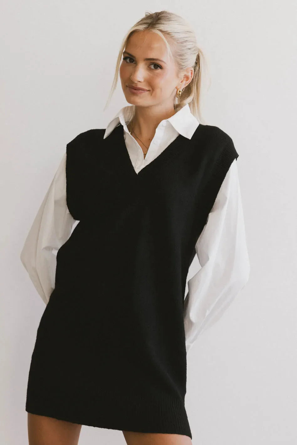 Dottie Mini Dress in Black FINAL SALE