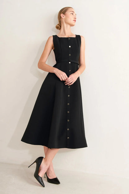 PARIS AFTER DARK MIDI DRESS FINAL SALE