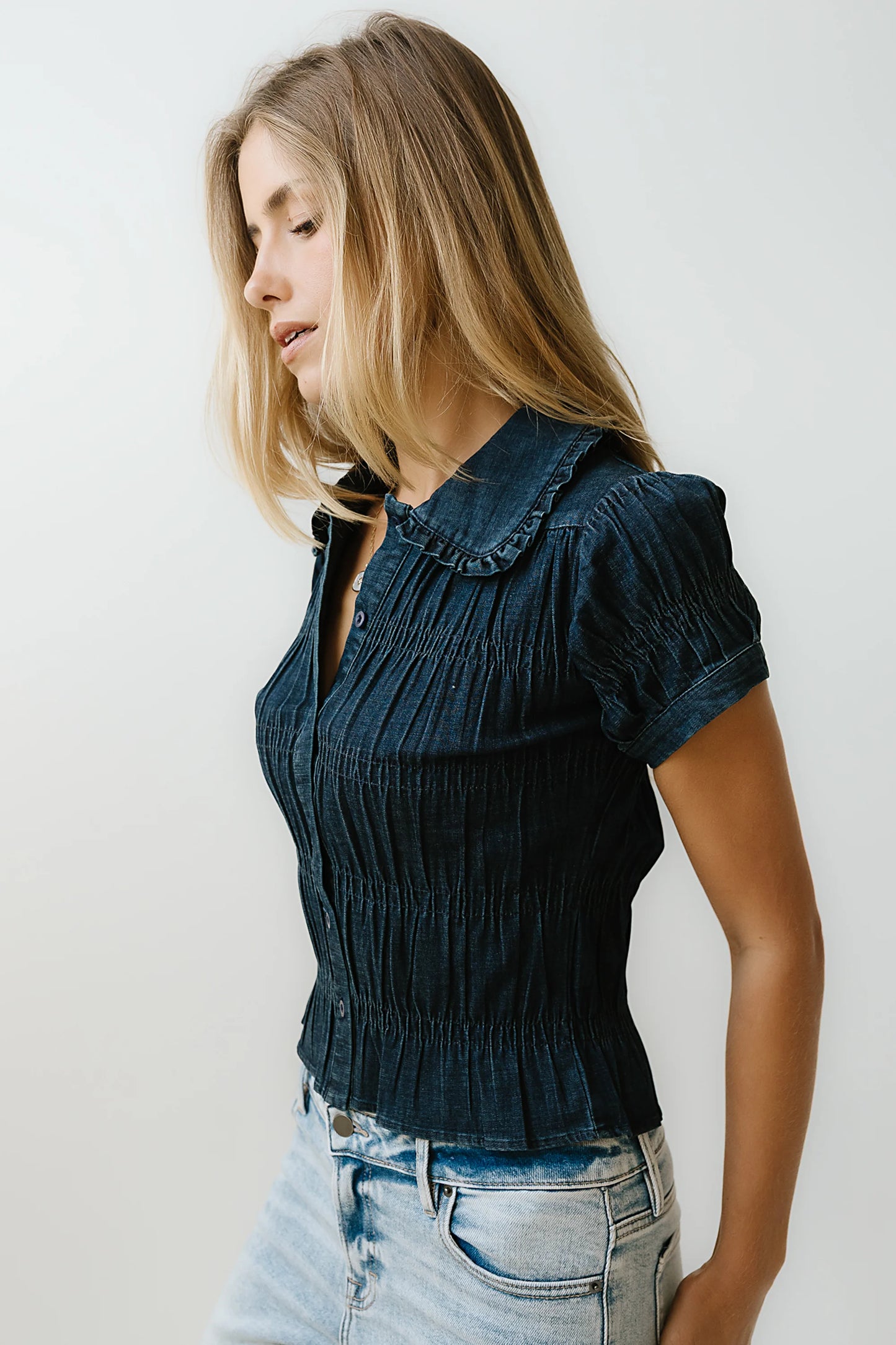 Maddie Smocked Blouse