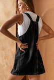 Koa Denim Mini Dress in Black FINAL SALE