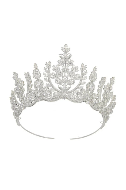 Silver Crystal Princess Crown