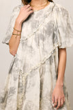 Kellie Abstract Babydoll Dress FINAL SALE