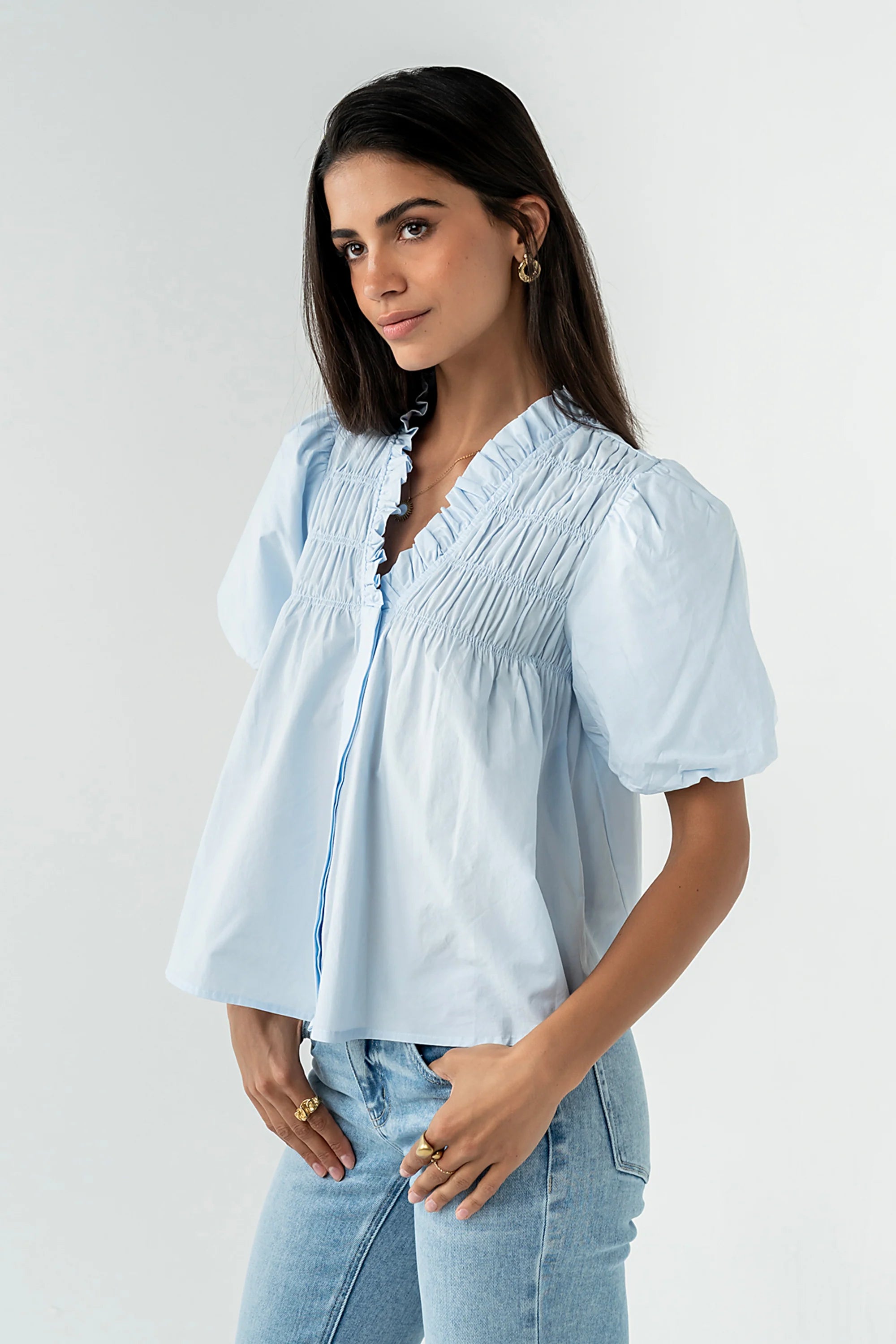 Nacie Smocked Top