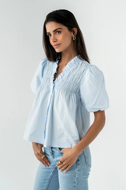 Nacie Smocked Top
